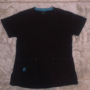 Carhartt Ladies ‘Cross Flex V-neck Media Scrub Top’